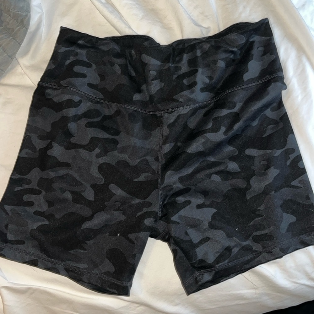 Camo biker shorts